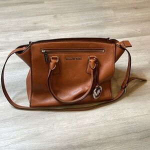 Michael Kors Brown Sophie Satchel Convertible Bag